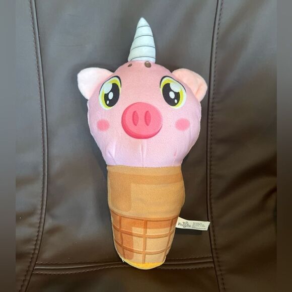 Ice cream Cone Pig - 10” Plush - Picture 1 of 2